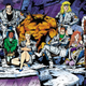 The line-up after the first year of the controversial Five Years Later run of the 1989 Legion of Super-Heroes title.
